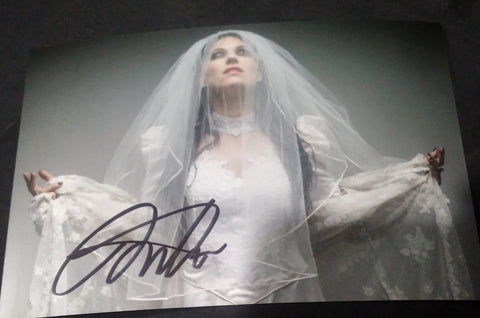 Cristina Scabbia - Wedding Dress - Signed Limited Edition Metallic 4x6 Print