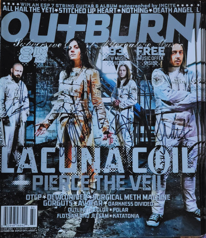 Outburn 84 - Lacuna Coil - Autographed by Lacuna Coil