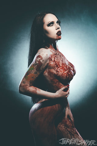 Molly Rennick/Living Dead Girl - Bloodllust 03 - signed limited edition 8x12 metallic print