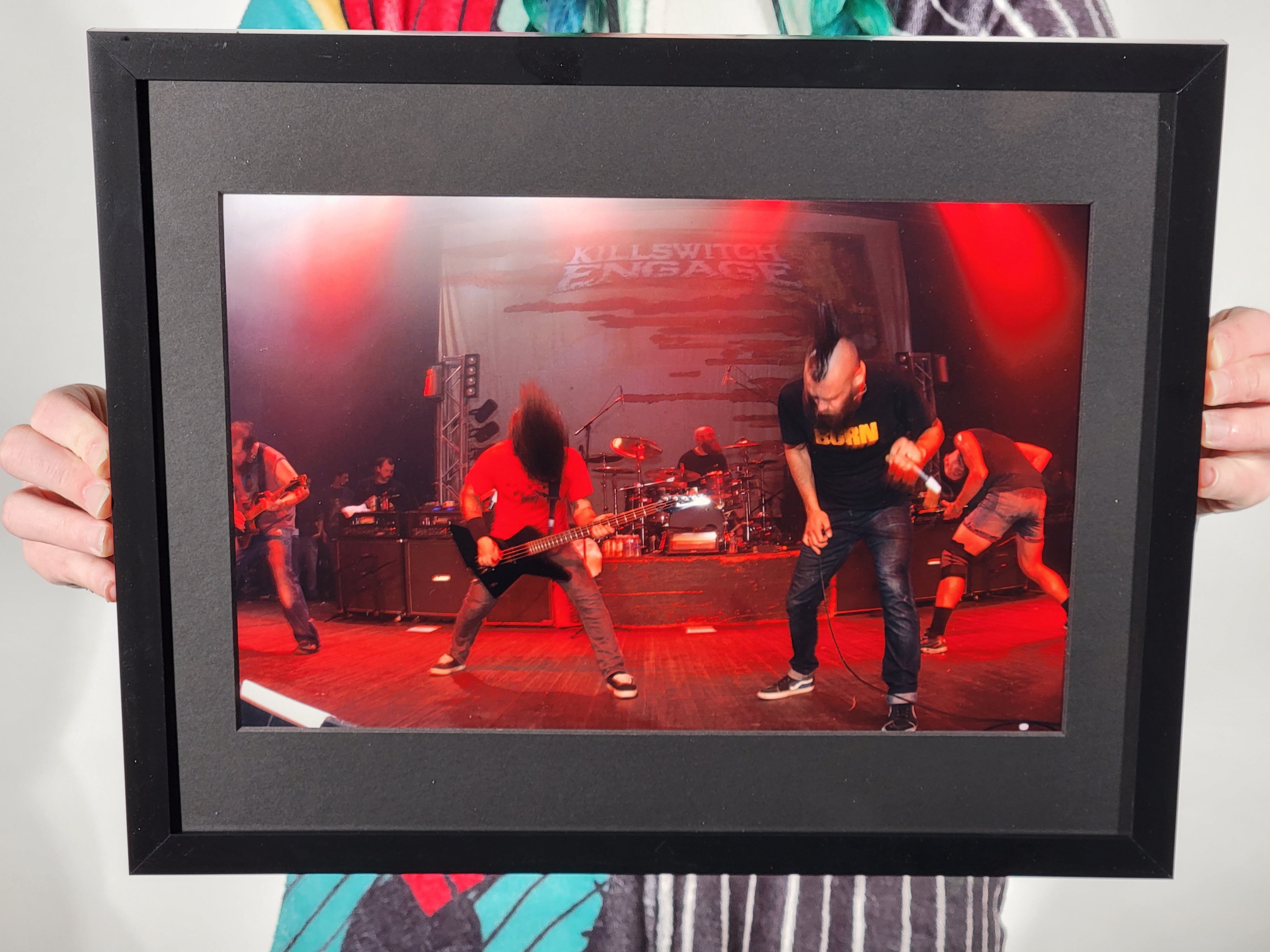 NEMHF Gallery: Killswitch Engage - framed crystal pearl print (1 of 1)