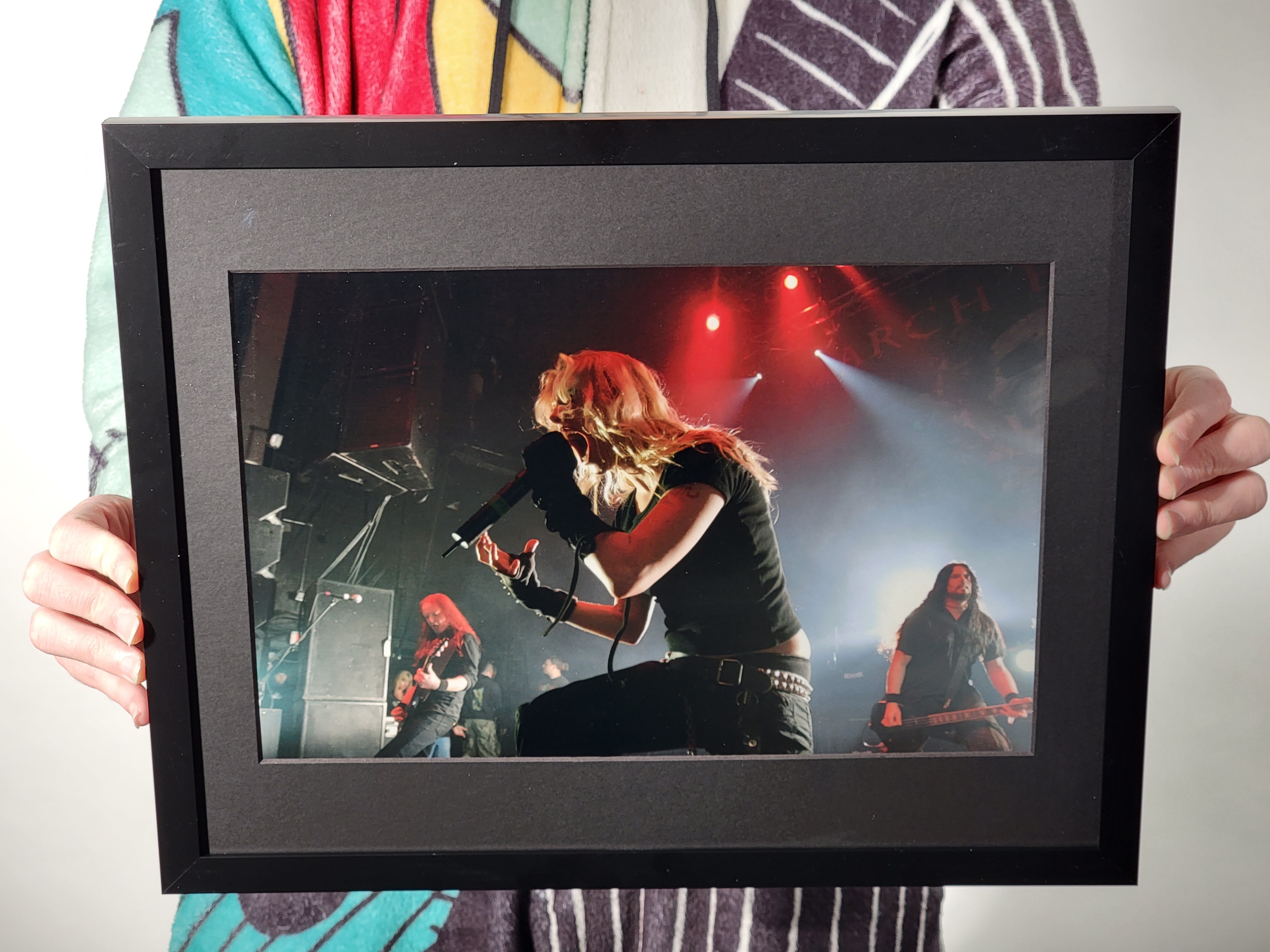 NEMHF Gallery: Arch Enemy - framed crystal pearl print (1 of 1)
