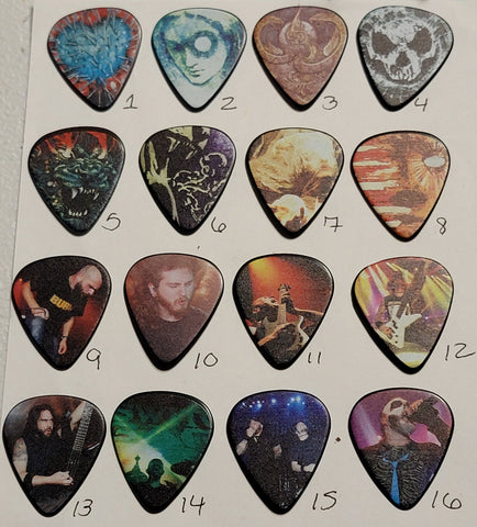 Killswitch Engage 25th Anniversary Metal Fest Museum Guitar Pick Collection