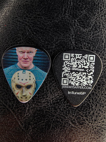 The Man Behind The Mask Business Card Guitar Pick