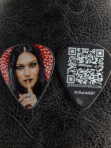 Cristina shh Business Card Guitar Pick