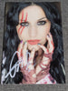 Cristina Scabbia - Bathory - Signed Metallic mini print