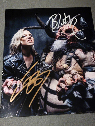 Lzzy and Blothar - Dual Duel - signed limited edition 8x10 metallic print