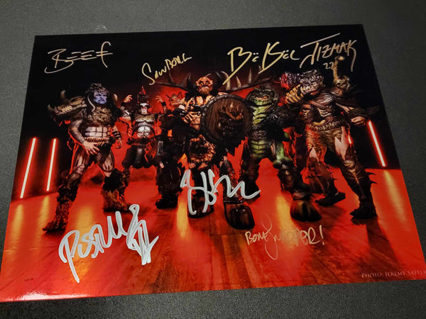 GWAR! - Dark Ages - signed limited edition 8x10 metallic print ...