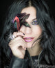 Cristina Scabbia - The Eye of the Feather - limited edition signed crystal pearl mini print