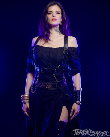 Visions of Atlantis - Clémentine Purple Waves - limited edition signed 8x10 crystal pearl print
