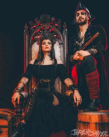 Visions of Atlantis - Throne of the Pirate Queen - limited edition signed 8x10 crystal pearl print