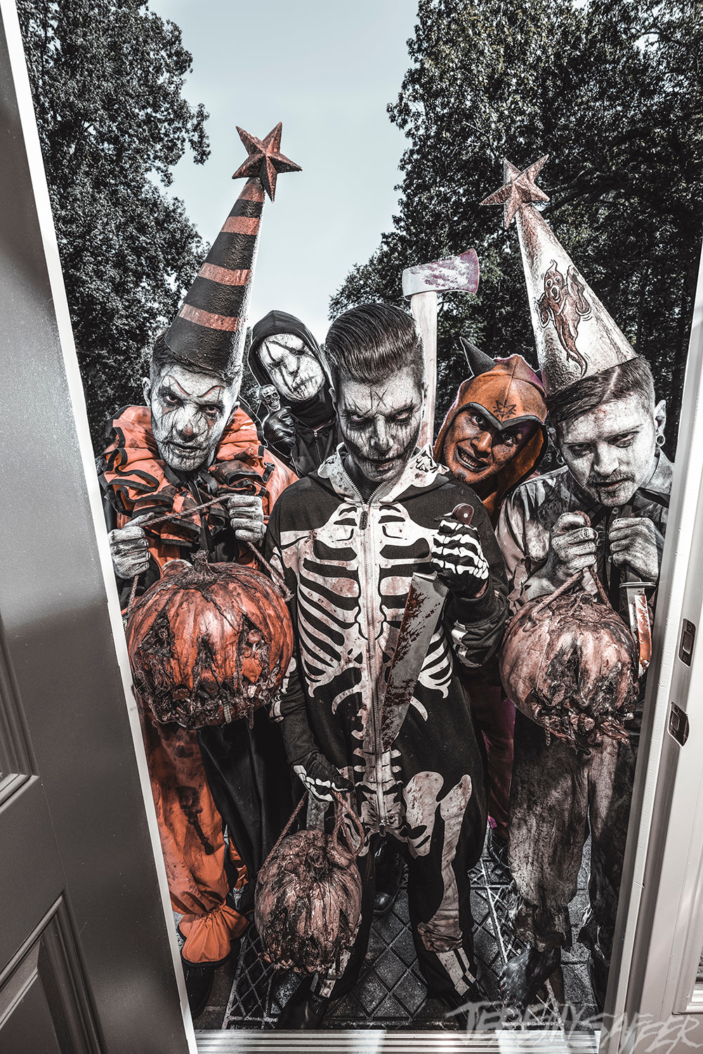 Ice Nine Kills - Trick or Treat 8x12 - (silver scream pearl edition) only 1 left!