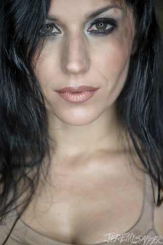 Cristina Scabbia - Delerium era - limited edition signed crystal pearl mini print