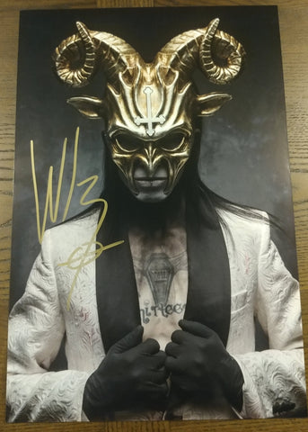 Wednesday 13 - Golden Godless - signed limited edition 8x12 metallic print