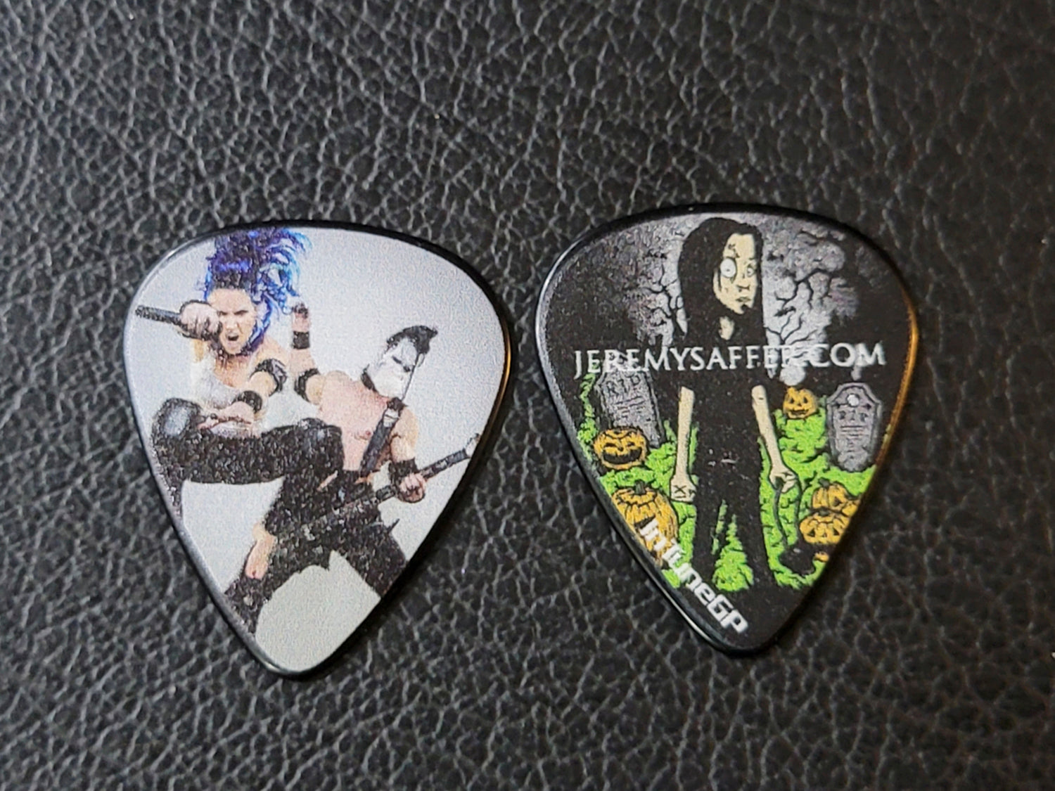 Alissa and Doyle Business Card Guitar Pick