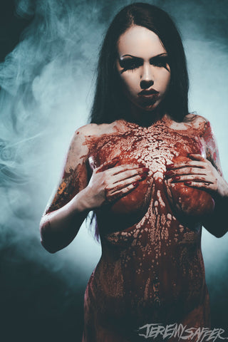 Molly Rennick/Living Dead Girl - Bloodllust 02 - signed limited edition 8x12 metallic print