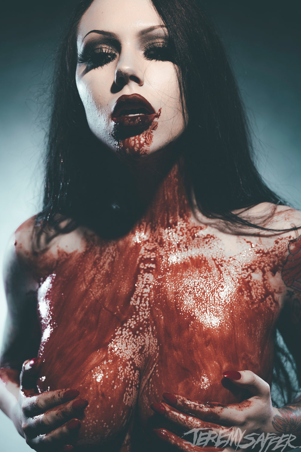 Molly Rennick/Living Dead Girl - Bloodllust 04 - signed limited edition 8x12 metallic print