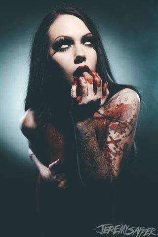 Molly Rennick/Living Dead Girl - Bloodllust 05 - signed limited edition 8x12 metallic print