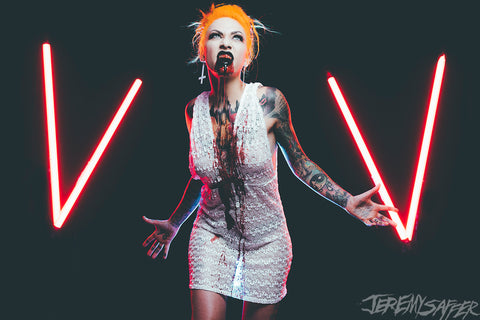 Lena Scissorhands - Darkness and Fangs 02 - signed limited edition 8x12 metallic print