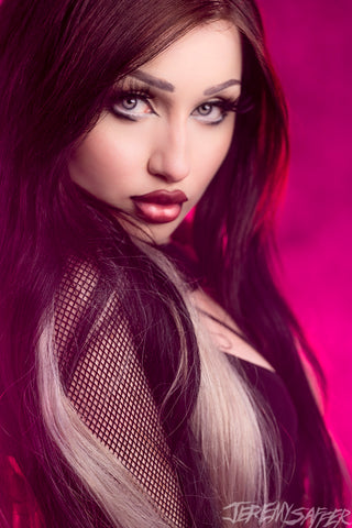 Babychaos - Chaotic Pink - signed limited edition 8x12 metallic print
