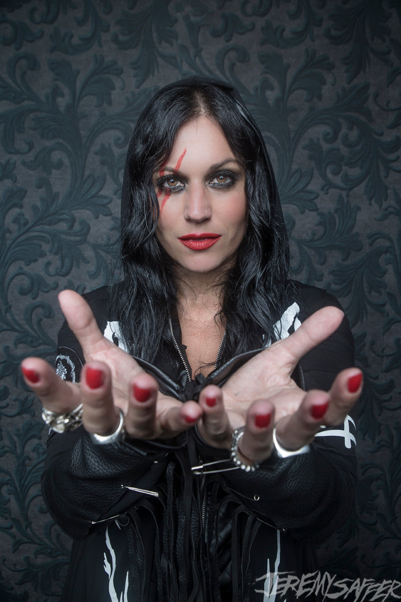 Cristina Scabbia - In Her Hands - signed black friday exclusive 8x12 metallic print