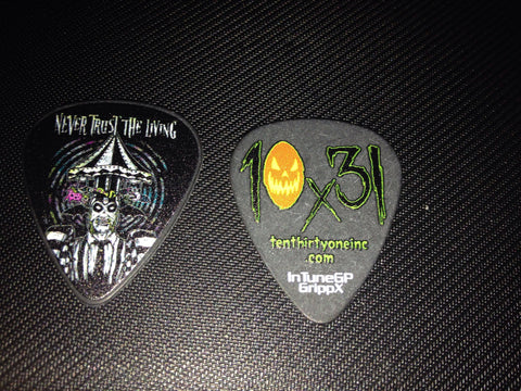 Never Trust The Living color Guitar Pick