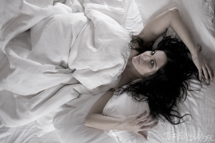 Cristina Scabbia - Bed - Signed Limited Edition Metallic Mini Print