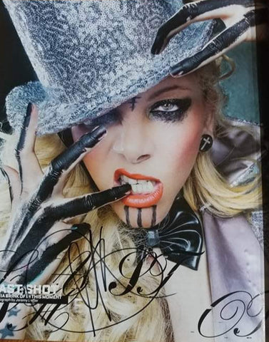 Outburn 80 - WCAR - Autographed (poster page) by Maria Brink